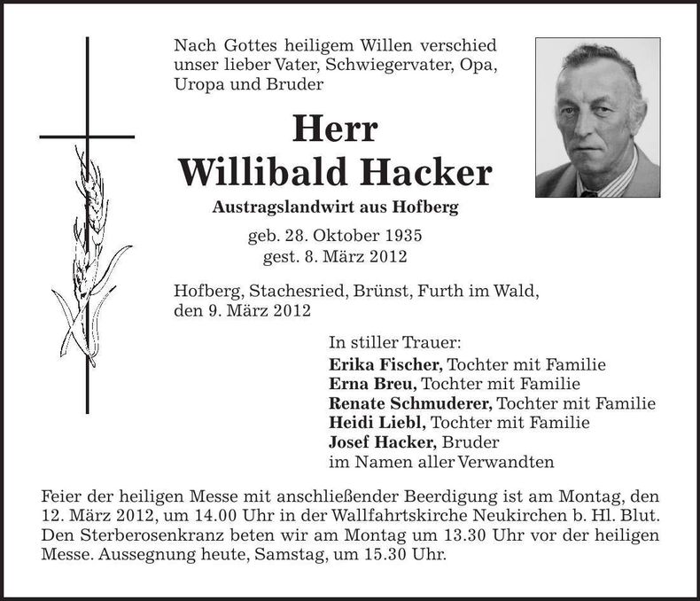Traueranzeige  