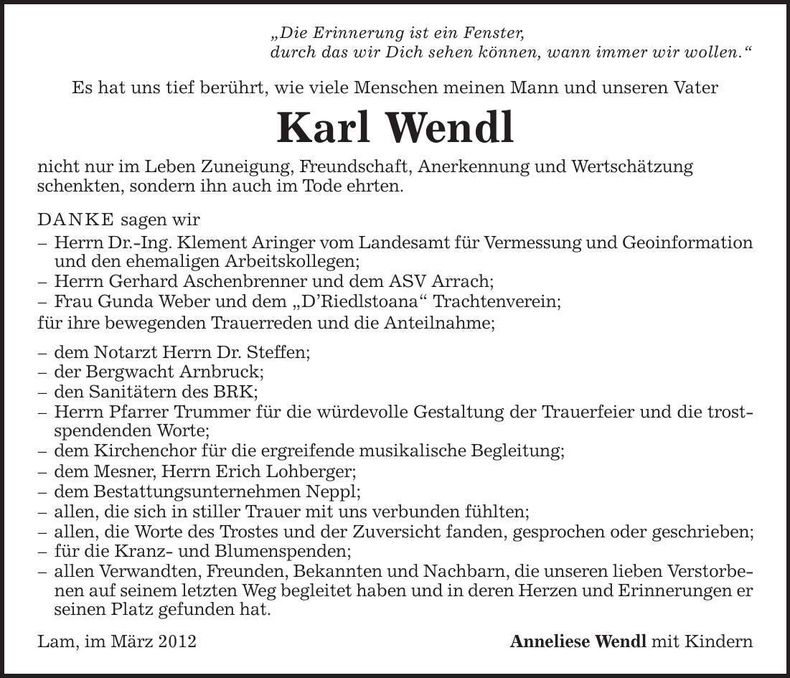 Traueranzeige  