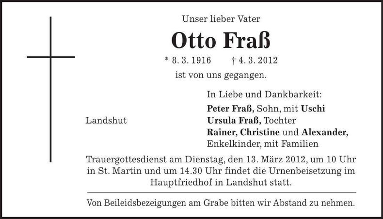 Traueranzeige  