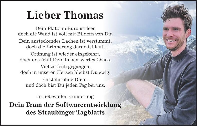 Traueranzeige Thomas Feher