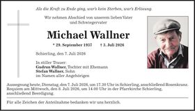 Traueranzeige Michael Wallner