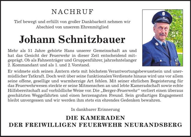 Traueranzeige Kurt Maierhofer