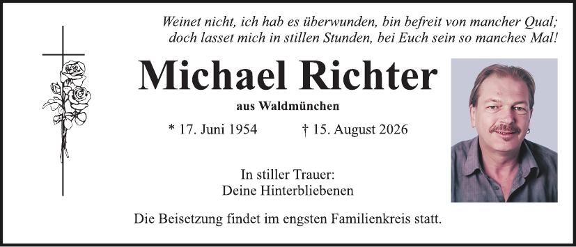 Traueranzeige Michael Richter