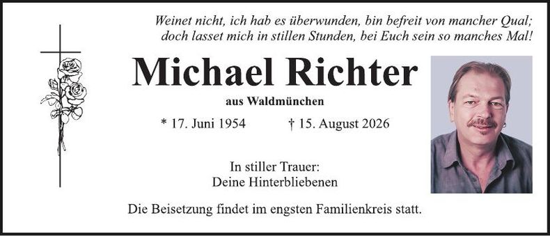 Traueranzeige Michael Richter