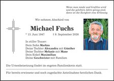 Traueranzeige Michael Fuchs